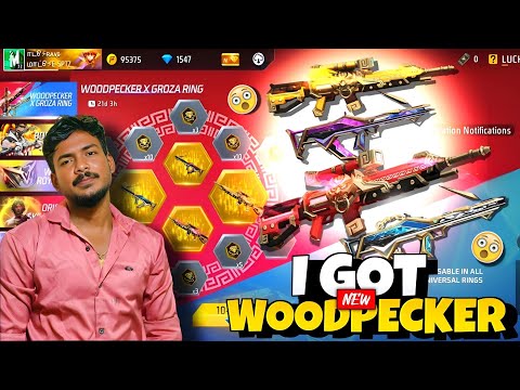 WOODPECKER X GROZA RING EVENT SPINING😍|| FREE FIRE RING EVENT🔥|| FREE FIRE MAX TAMIL மாட்டு RAVI