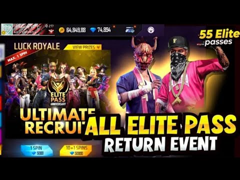 Ultimate Recruit Event Return Confirm Date Free Fire | Sakura and Hip hop Bundle Return | Free Fire