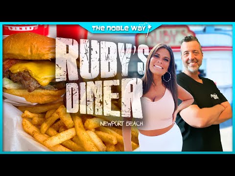 Historic Ruby's Diner Balboa Pier Full Review At Newport Beach | Iconic 40's Style American Diner