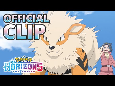 Sprigatito & Fuecoco vs. Arcanine | Pokémon Horizons: The Series | Official Clip