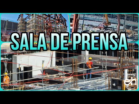 🔴OBRAS CAMP NOU(17 de Julio)⚠️Vamos viendo la forma de la futura sala de prensa