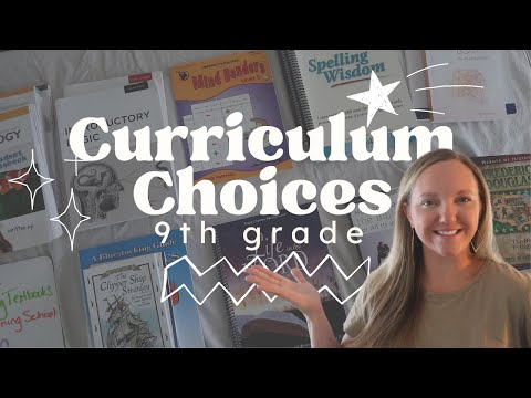 HOMESCHOOL CURRICULUM CHOICES || 9TH GRADE