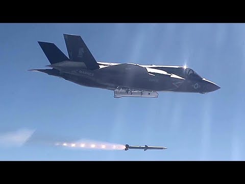 F-35B Lightning II Fires AIM-120 AMRAAM Missile For The First Time During WTI Training