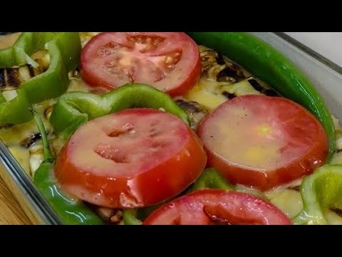 Eggplant roll with meat