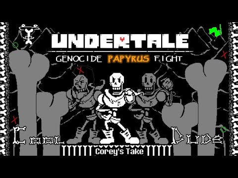 Undertale | Genocide Papyrus Battle | (Corey's Take) | Battle Animation