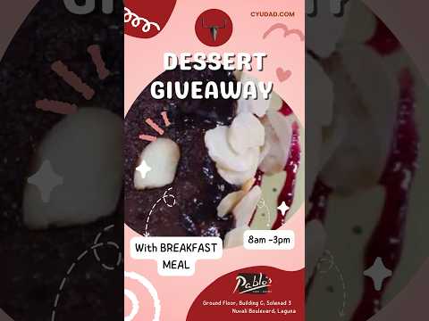 Sweet Delights Await: Pablo's Dessert Giveaway Adventure!