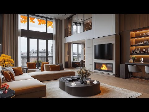 Cozy Living Room Space with Gentle Piano Jazz Tunes 🌤️ Smooth Piano Jazz Music for Study and Focus