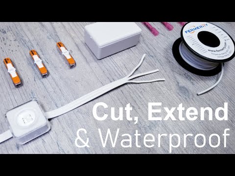 Cutting, Extending & Waterproofing Govee Outdoor Permanent Lights - Walkthrough