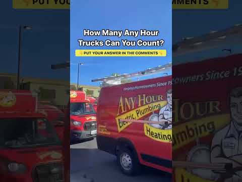 Have you seen the Any Hour red truck lately? #anyhourservices