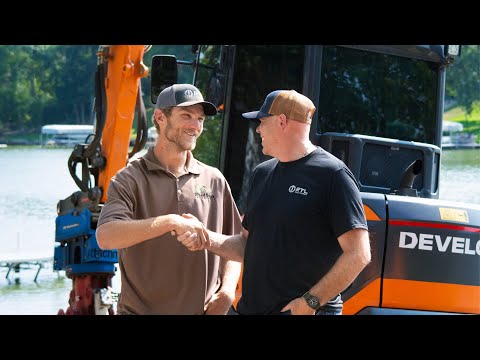 Landscaper Relies on DEVELON Compact Machinery