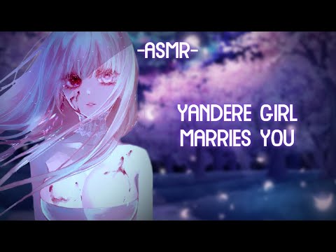 [ASMR] [ROLEPLAY] ♡yandere girl marries you♡ (bad ending/binaural/F4A) TW: sad