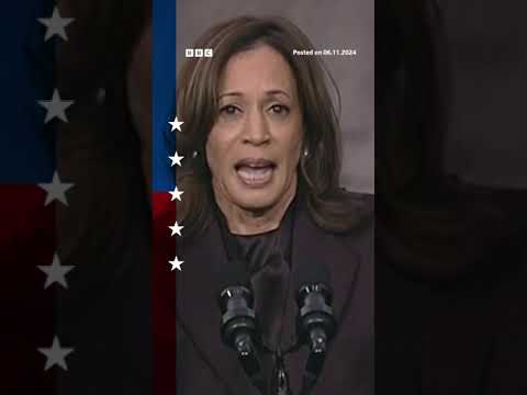 Kamala Harris said 'we must accept the results of this election'. #KamalaHarris #BBCNews