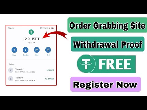 New Usdt Earning Site || Usdt Mining Site 2024 Without Investment || New Order Grabbing Site 2024