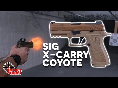 Sig P320 X-Carry Coyote 9mm W/Romeo 1 Red Dot - Review & Range Test