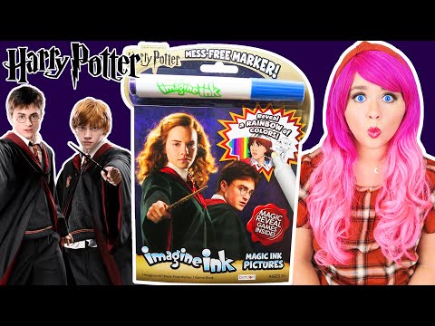 Coloring Harry Potter & Friends Imagine Ink Coloring Book | Hogwarts Magic Ink Activity & Game Book