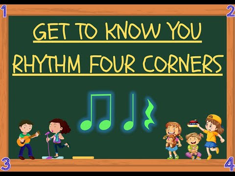 Get to Know You Four Corners Game Rhythm Level 1