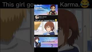 Karma😂 #shorts #shortsfeed #animefunny #animeseries