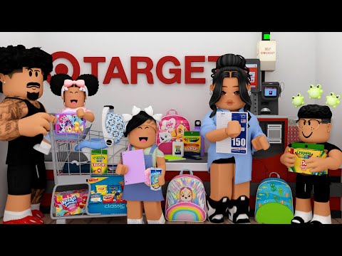 FAMILY BACK TO SCHOOL SHOPPING!! *MY FIANCÉ LOST HIS JOB!!* | Bloxburg Family Roleplay