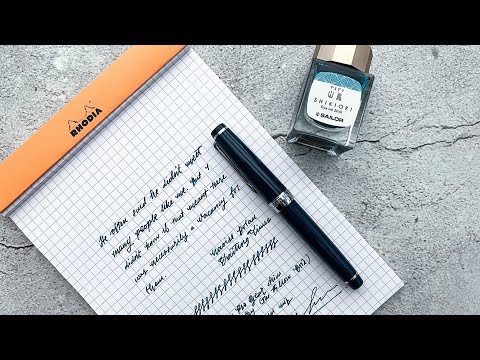 Unboxing: Sailor 1911 Pro Gear Slim The Pillow Book - Midnight Sky Fountain Pen