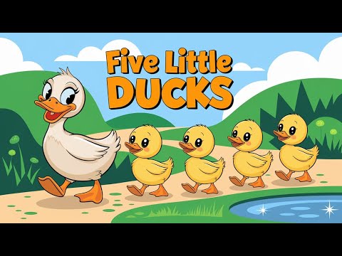 Five Little Ducks - Nursery Rhymes for Kids - Fun Counting Songs & Children's Music