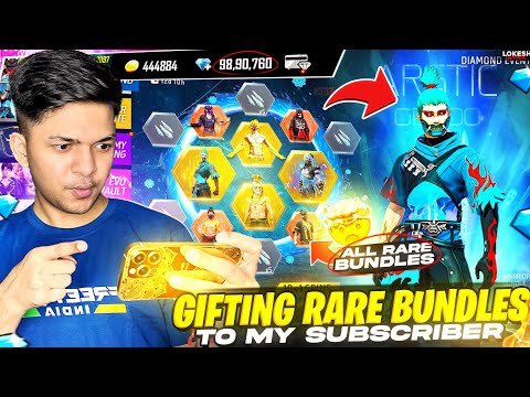 Gifting My Subscribers New Legendary Warrior Bundle 😱 & 20,000 Diamonds 💎 Garena Free Fire