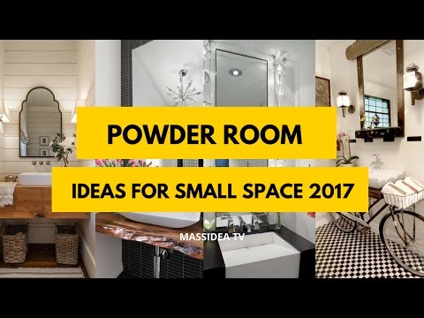 45+ Best Powder Room Ideas for Small Space 2017