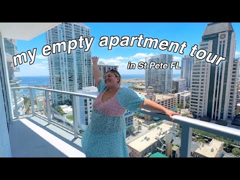 MY EMPTY APARTMENT TOUR 2023  & hitting 1 million subscribers