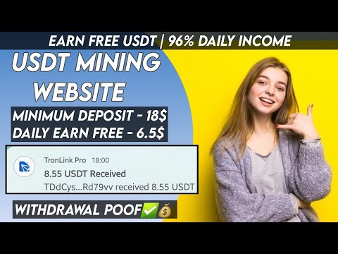 New Usdt investment Site | usdt earning site | trx usdt mining app | Cloud Mining | usdt investment