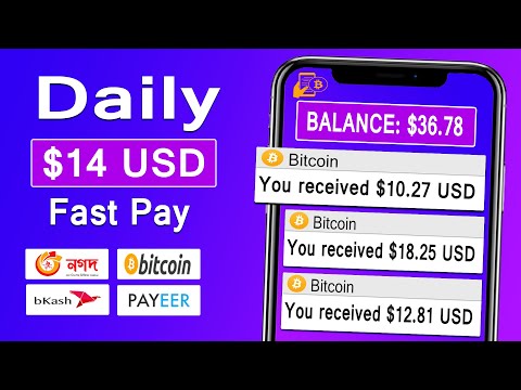 Daily $14 USD || Best free bitcoin earning site || free bitcoin earning site #free_bitcoin_earning