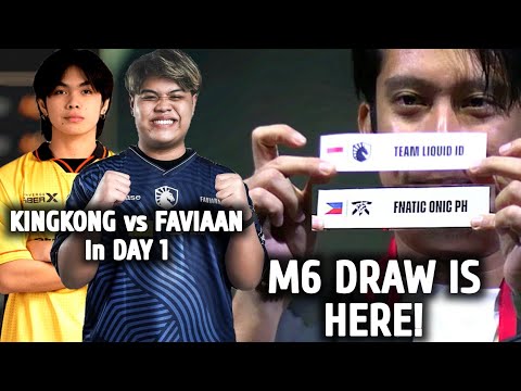 KELRA-KINGKONG vs FAVIAAN-AERONSHIKII IN DAY 1 OF M6?? 😱 M6 DRAW IS FINALLY HERE!