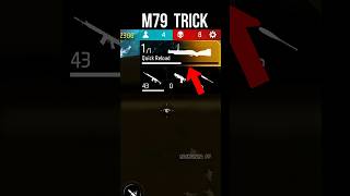 M79 Gun Trick 🔥 Free Fire BR Rank Tricks | Grenade Launcher #srikantaff