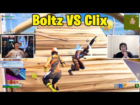 Clix VS Boltz 1v1 Buildfights!