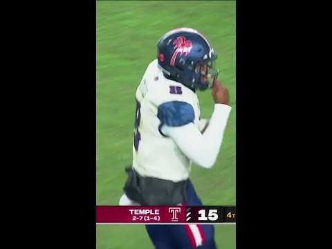 Omari Hayes with a spectacular catch vs. Temple