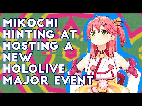 [hololive][eng sub cc] Miko on Her Upcoming Projects, and Organising One Possibly Major Event