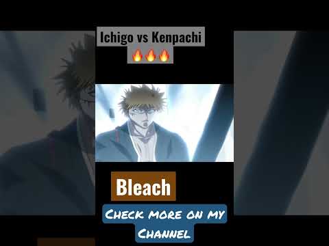 BLEACH | Ichigo vs Kenpachi | #shorts #bleach #anime #ichigovskenpachi #ichigo #kenpachi