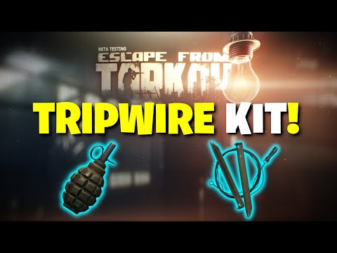 Escape From Tarkov PVE - How To Use TRIPWIRES! Full Tripwire Installation Kit BREAKDOWN!