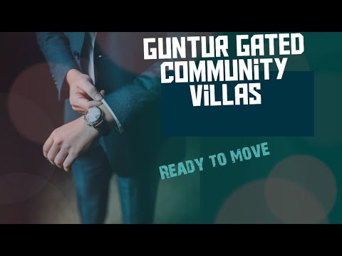 AP Guntur lo Gated  community lo ready to move villas for sale house