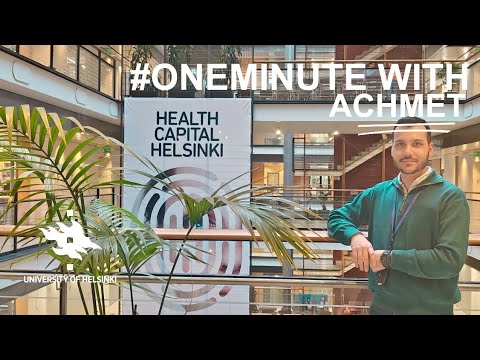 One Minute With Achmet | Student Stories | University of Helsinki