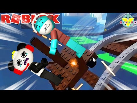 The Roblox Wacky Rails Experience with Combo Panda and Gil!!