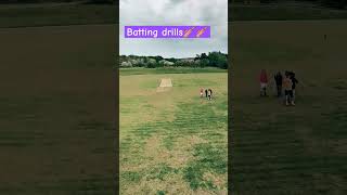 Batting drills in Romania | Team preparation for World Cup Qualifiers! #cricket #worldcupqualifier 🏏