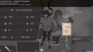 inabakumori - Sinktank (insane) FC I Osu!