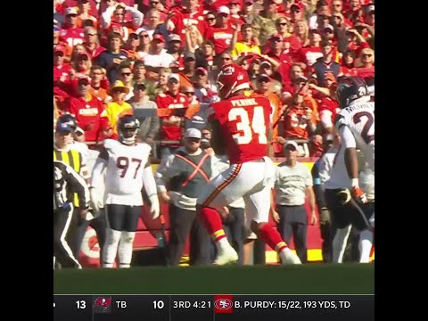 Samaje Perine catches for a 35-yard Gain vs. Denver Broncos