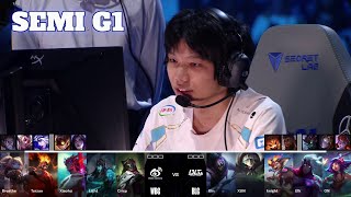 WBG vs BLG - Game 1 | Semi Final LoL Worlds 2024 | Weibo Gaming vs Bilibili Gaming G1 full