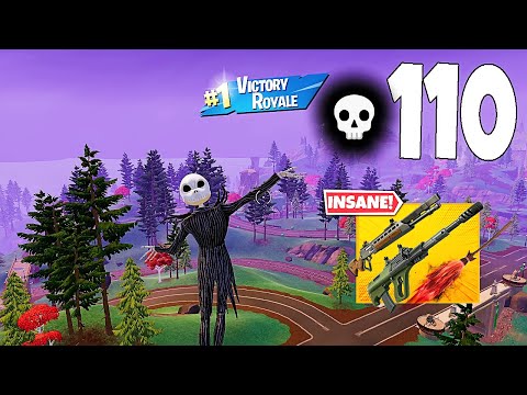 110 Elimination Solo Vs Squads "Zero Build" Gameplay Wins (Fortnite chapter 5 PC)