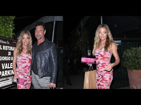 Denise Richards And Aaron Phypers Step Out For A Romantic Dinner Date in Santa Monica!