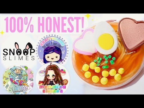 100% HONEST Famous + Underrated Instagram Slime Shop Review! Non-Famous US Slime Package Unboxing