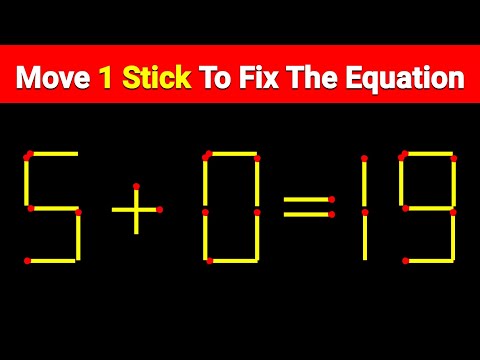 If you are genius solve this || Matchstick puzzle || Ep : 16