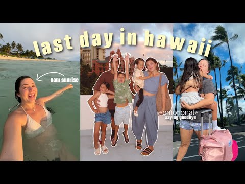 LAST 24 HOURS IN HAWAII! 🌈 Spend the day with me +saying goodbye