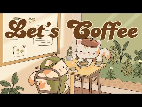 Let's Enjoy Coffee ☀️🍬1 Hour Cafe Song🥨  Stream cafe ✨cute & relaxing music🍮Make Your Day Better