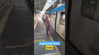 Hyderabad Metro Train First Time in Hyd Metro #special #journey #blueline